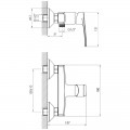 Змішувач для душа IMPRESE KAMPA 15285 - Фото 1